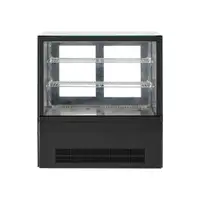 Squared Bench Top Food Showcase Fridge - 100 Litre - 660mm