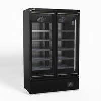 Supermarket Two Glass Doors Upright Display Fridge - 1000 Litre