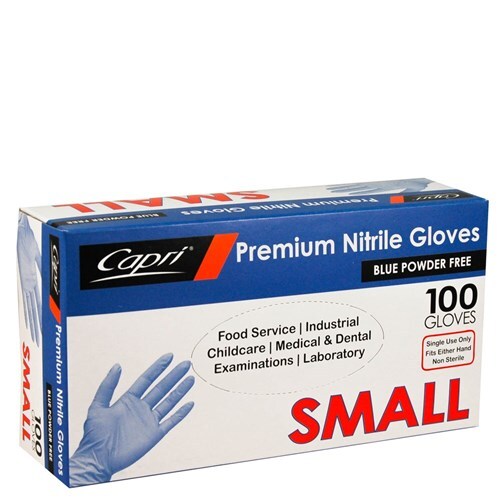 Gloves Nitrile Powder Free Blue Small 1000PK