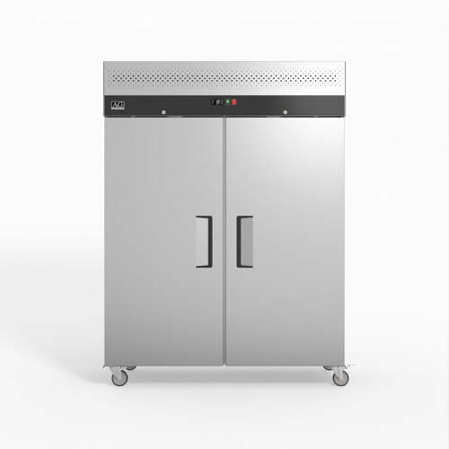 1300 Litre Upright Double Stainless Steel Door Freezer