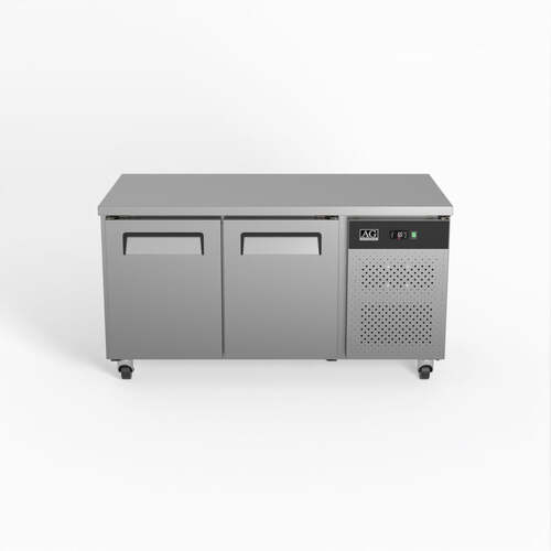 Two Door Commercial Worktop / Under Bench Fridge 800mm Depth